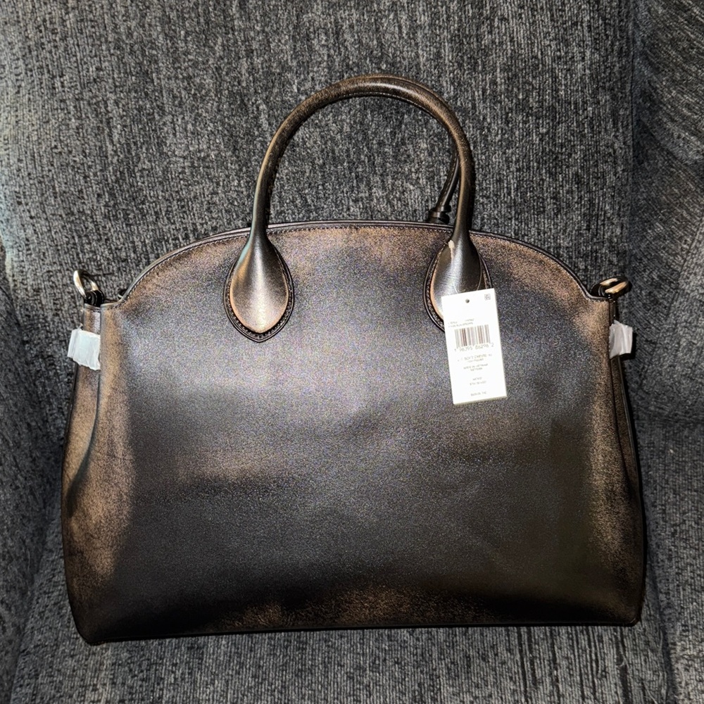 Coach Runway Empire Carryall 40 Bag in Hand Distressed Natural Grain Leather NWT - Picture 2 of 15